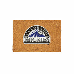Colorado Rockies Large Full Color Coir Mat, 36"x24" - MLB