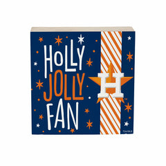 Houston Astros Block, Holiday, 6x6 - MLB Home