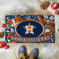 Houston Astros Holiday PVC Mat, 28"x16" - MLB