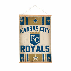 Kansas City Royals, Canvas Wall Tapestry, Medium, 36x24 - MLB Home