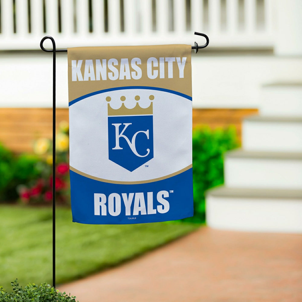 Kansas City Royals Suede Garden Flag - MLB Home