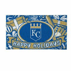 Kansas City Royals Holiday PVC Mat, 28"x16" - MLB