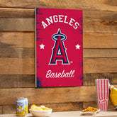 Los Angeles Angels Wood Wall Sign, 16x24 - MLB Home