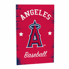 Los Angeles Angels Wood Wall Sign, 16x24 - MLB Home