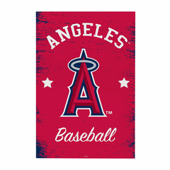 Los Angeles Angels Wood Wall Sign, 16x24 - MLB Home