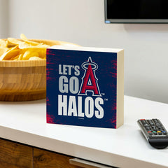 Los Angeles Angels Plock, Down Home Fans, 6x6 - MLB Home