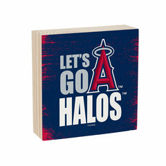 Los Angeles Angels Plock, Down Home Fans, 6x6 - MLB Home