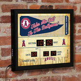 Scoreboard Wall Clock, Los Angeles Angels - MLB Home