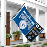 Los Angeles Dodgers Single Sided Flag w/ 2 Grommets, 3'x5' Multi Win F - MLB Home
