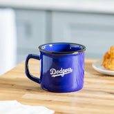Los Angeles Dodgers Ceramic Camp Cup with Enamel Finish, 14oz - MLB Home