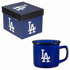 Los Angeles Dodgers Ceramic Camp Cup with Enamel Finish, 14oz - MLB Home