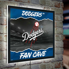 Los Angeles Dodgers 23"H x 23"L LED Wall Decor, Edgelite, Square - MLB Home