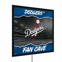 Los Angeles Dodgers 23"H x 23"L LED Wall Decor, Edgelite, Square - MLB Home