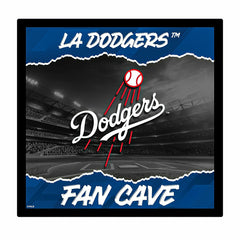 Los Angeles Dodgers 23"H x 23"L LED Wall Decor, Edgelite, Square - MLB Home