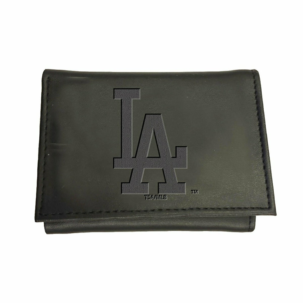 Los Angeles Dodgers Tri-Fold Wallet Black - MLB Home