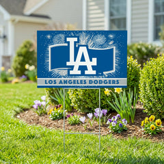 Los Angeles Dodgers Yard Sign, Patriotic - MLB Home