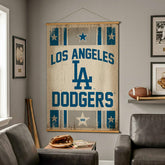Los Angeles Dodgers, Canvas Wall Tapestry, Large, 54x36 - MLB Home