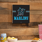 Miami Marlins Wood Wall Sign, 12x12 - MLB Home