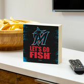 Miami Marlins Plock, Down Home Fans, 6x6 - MLB Home