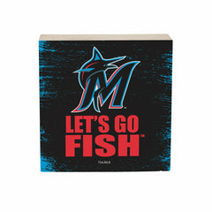 Miami Marlins Plock, Down Home Fans, 6x6 - MLB Home