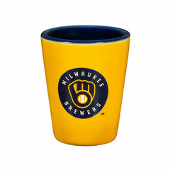 Milwaukee Brewers 4-Piece Ceramic 2oz. Shot Glass Set - MLB Home