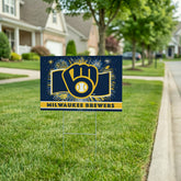 Milwaukee Brewers Yard Sign, Patriotic - MLB Home