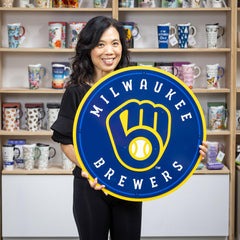 Milwaukee Brewers Premier Metal Wall Art - MLB Home