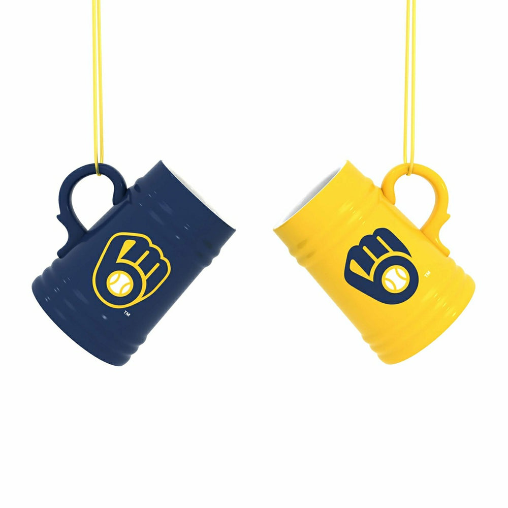 Milwaukee Brewers Ceramic Mini Stein, 3oz, set of 2 - MLB Home