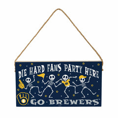 Milwaukee Brewers Halloween Wood Wall Sign, 6x11 - MLB Home