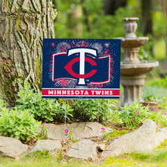 Minnesota Twins Yard Sign, Patriotic - MLB Home