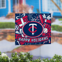 Minnesota Twins Yard Sign, Holiday - MLB Home