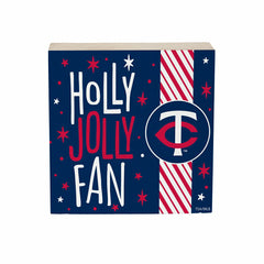 Minnesota Twins Block, Holiday, 6x6 - MLB Home