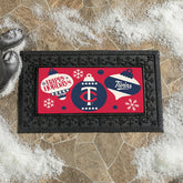 Minnesota Twins Holiday Flocked Coir Sassafras Switch Mat, 22"x10" - MLB