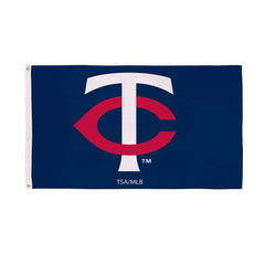 Minnesota Twins Single Sided Flag w/ 2 Grommets, 3'x5' - MLB Home