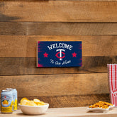 Minnesota Twins Wood Wall Sign, 6x11 - MLB Home