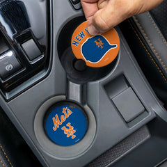 New York Mets Car Coaster Set, 2pc - MLB Home