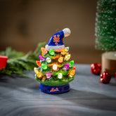 New York Mets 4" Mini LED Tabletop Christmas Tree, Set of 2 - MLB Home