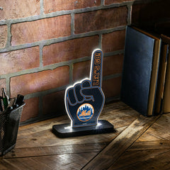 New York Mets Baseball Foam Finger Desklite LED Decor - MLB Home