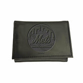 New York Mets Tri-Fold Wallet Black - MLB Home