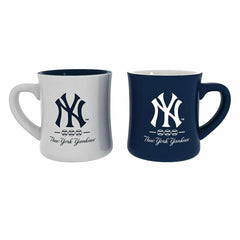 New York Yankees 10oz Ceramic Cup Set, 2pc - MLB Home