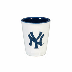 New York Yankees 4-Piece Ceramic 2oz. Shot Glass Set - MLB Home
