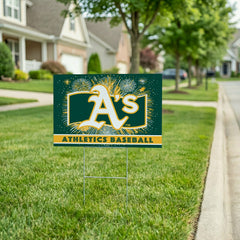 Athletics Yard Sign, Patriotic - MLB Home