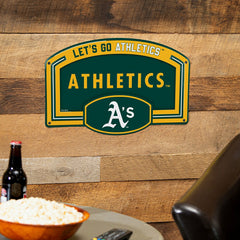 Athletics USA Embossed Steel Wall Sign, 11" x 17" - MLB Home