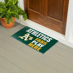 Athletics Fan Mat, 28"x16" - MLB