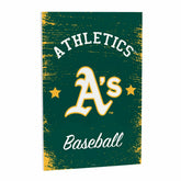 Athletics Wood Wall Sign, 16x24 - MLB Home