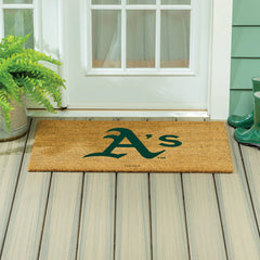 Oakland A's Large Full Color Coir Mat, 36"x24" - MLB