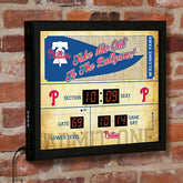 Scoreboard Wall Clock, Philadelphia Phillies - MLB Home