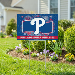 Philadelphia Phillies Yard Sign, Patriotic - MLB Home