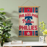 Philadelphia Phillies, Canvas Wall Tapestry, Medium, 36x24 - MLB Home
