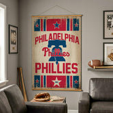 Philadelphia Phillies, Canvas Wall Tapestry, Large, 54x36 - MLB Home